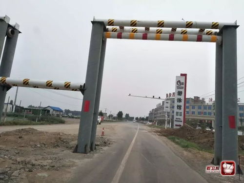 衛(wèi)輝限高桿全面部署 超限超載貨車將難以通行